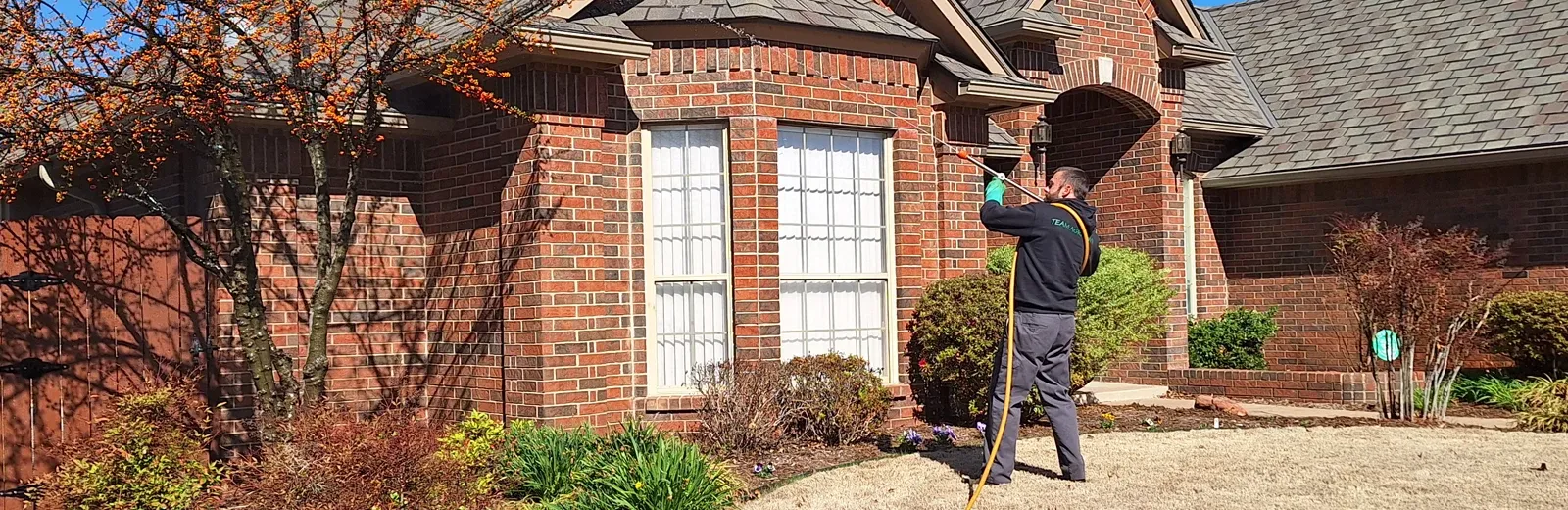 exterior spraying home